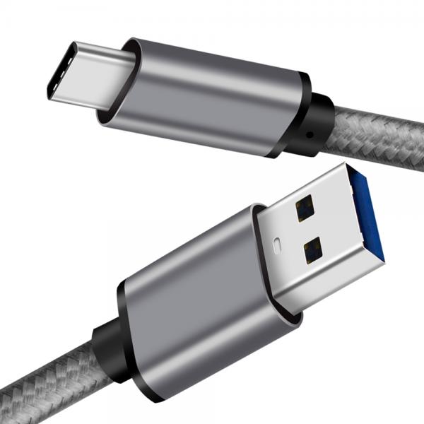 Picture of USB 3.0 Type C cable grey